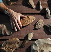 cache of Ice Age-era stone tools