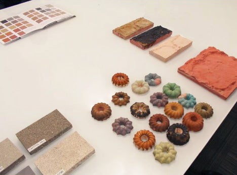 Selecting materials to be used in the installation