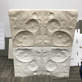 First prototype of the wall casts