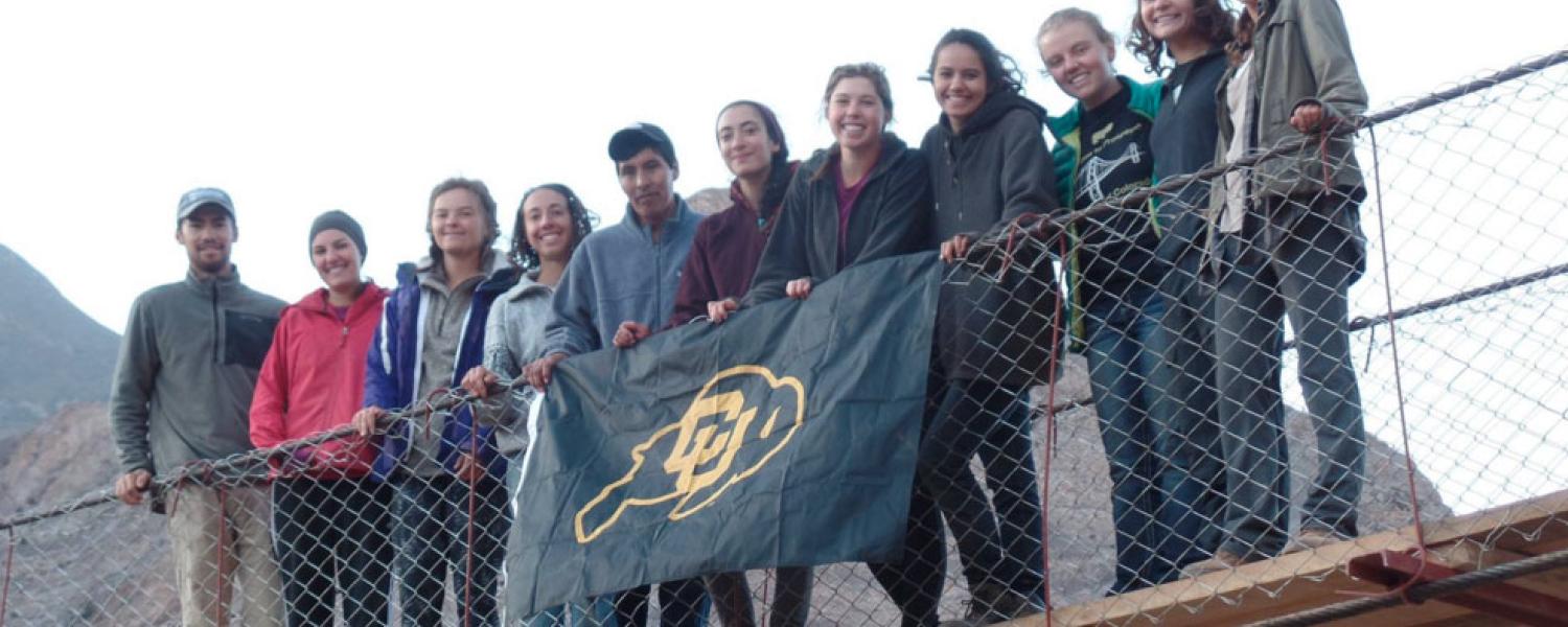 Students part of the bridges for prosperity