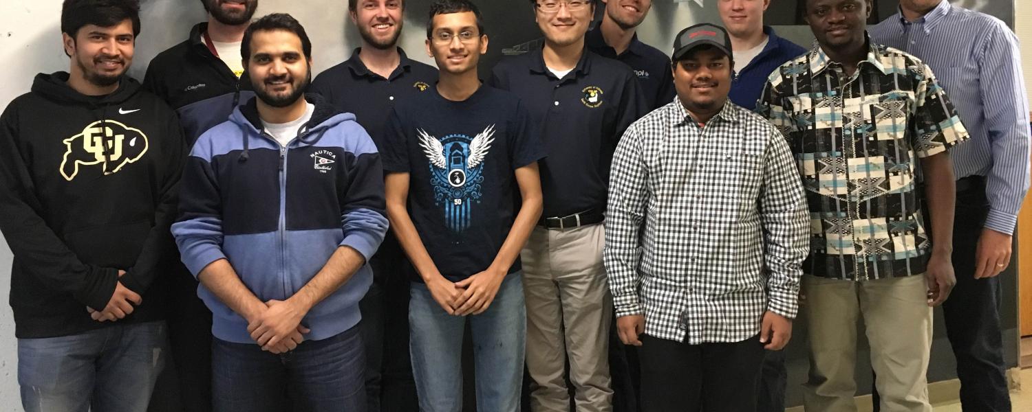 CU-E3 satellite graduate student team members