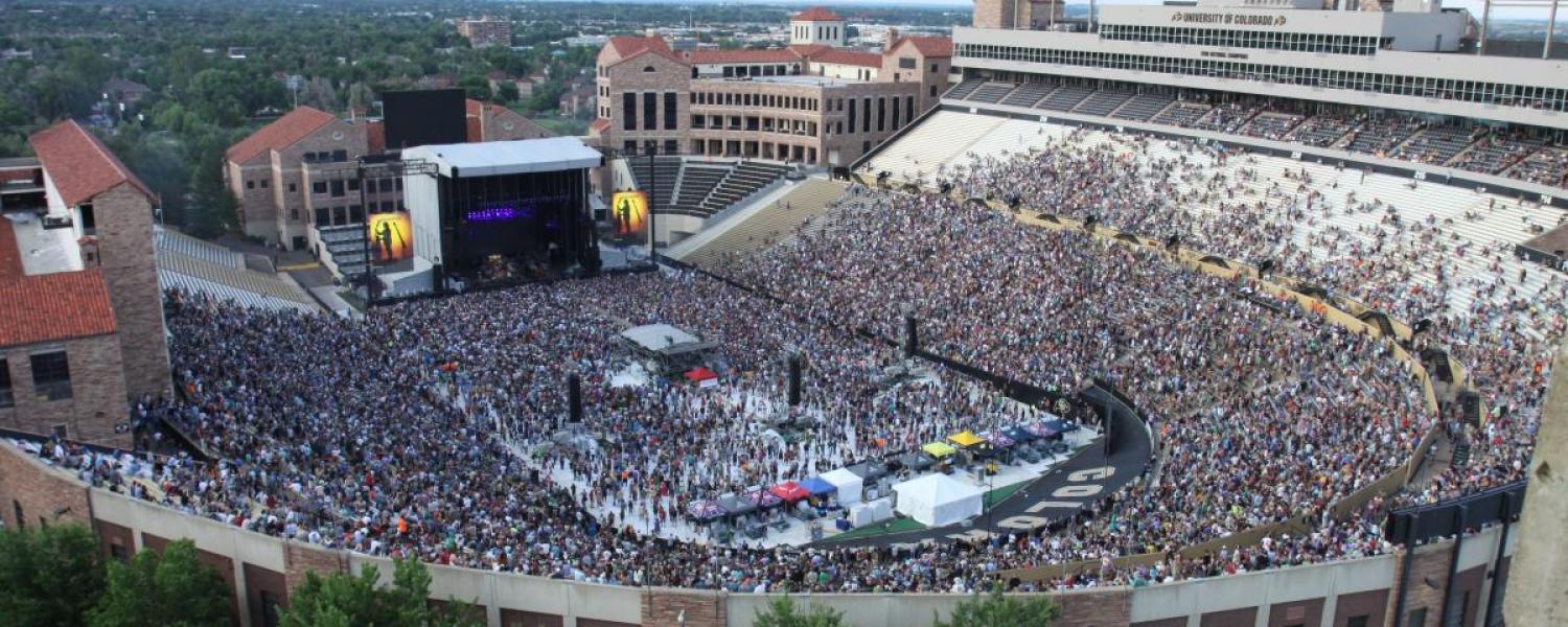 Dead & Company play at Folsom Field summer 2016