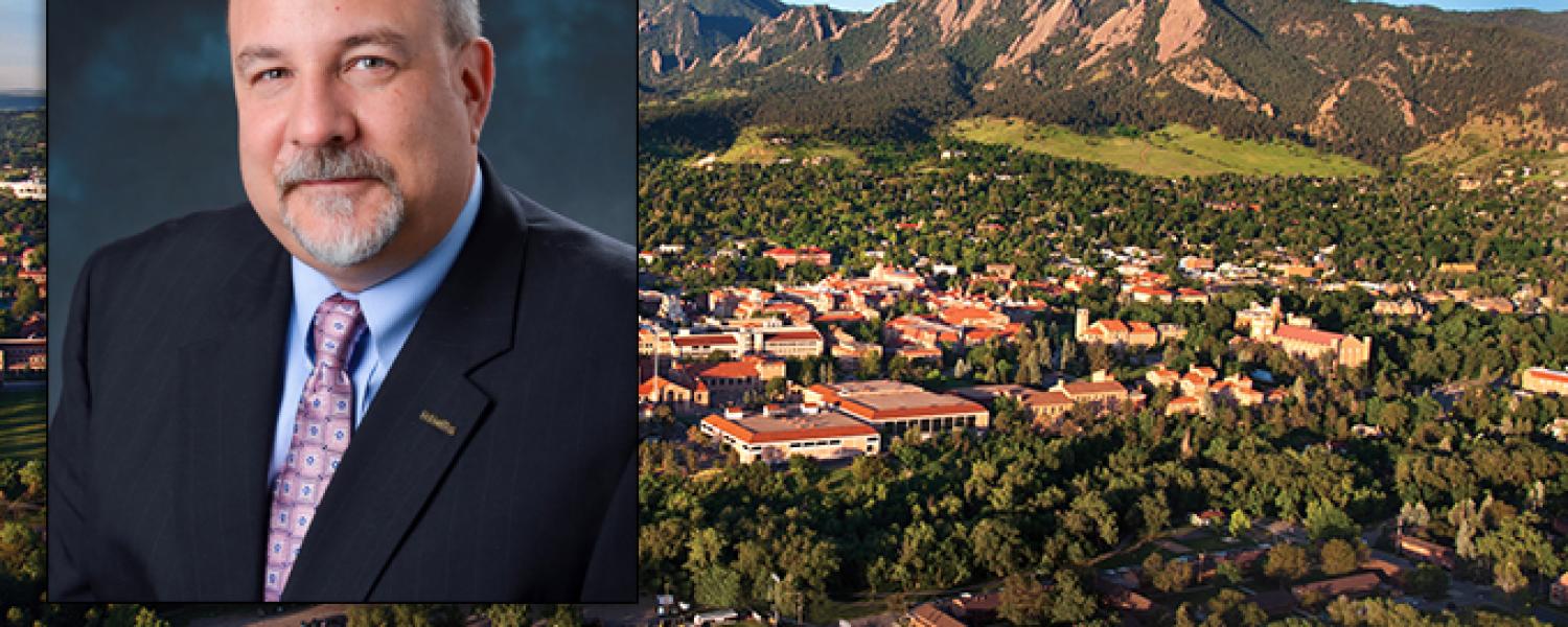 Bronson Hilliard, Aerial of CU Boulder campus