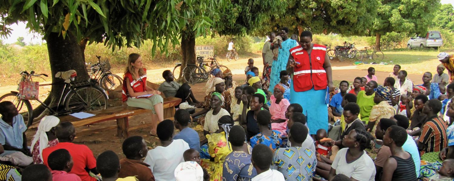 Red Cross interns in Africa