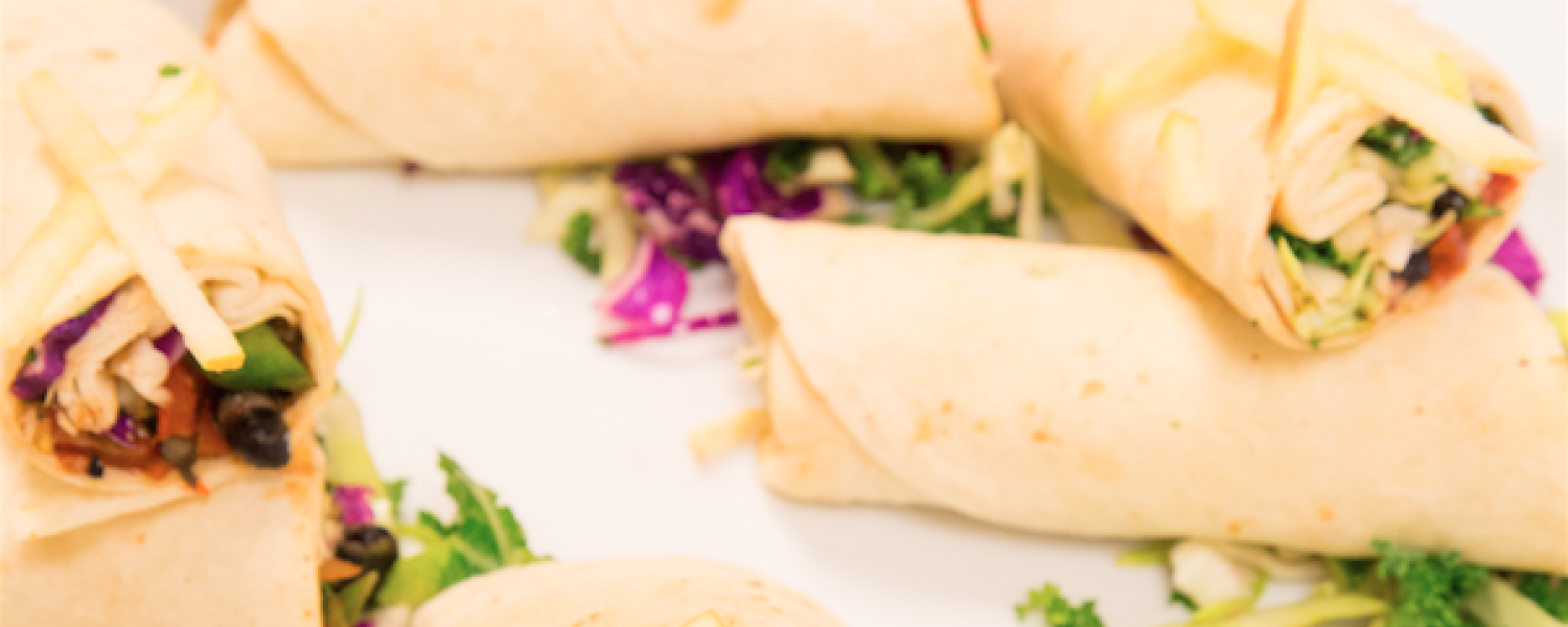  Vegetarian wraps