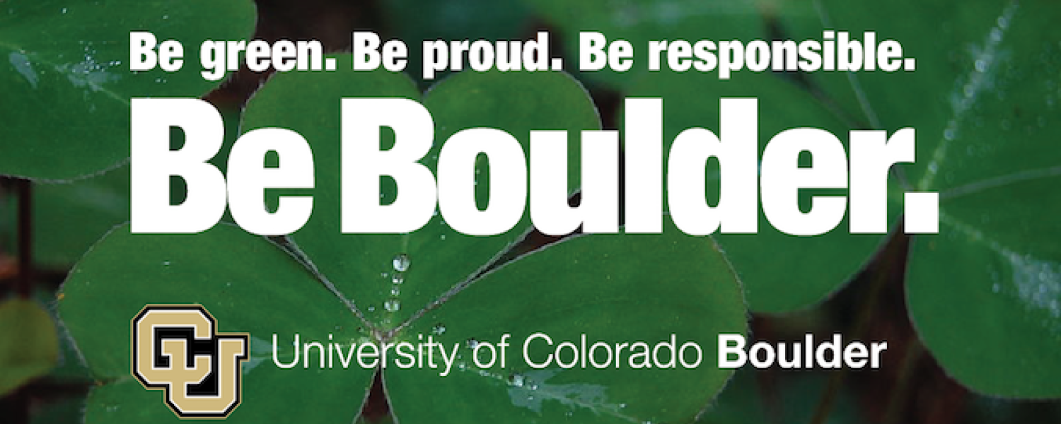 Be. green. Be proud. Be responsible
