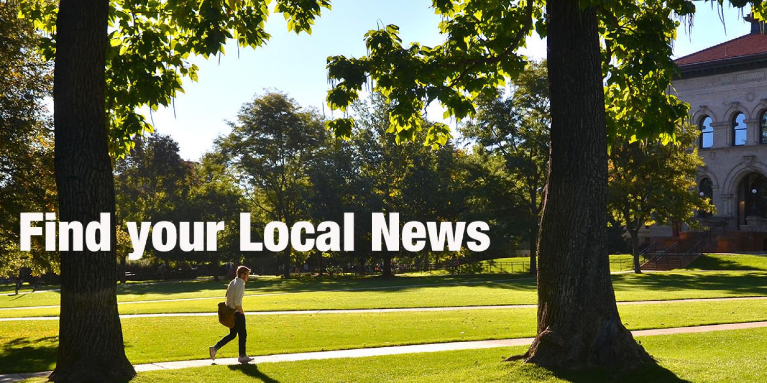 Where can you find local news