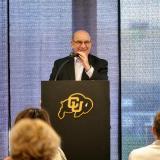 Chancellor speaks at Touchdown Club