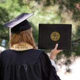 Scenes from the 2017 Integrated Physiology commencement on the CU Boulder campus. (Photo by Glenn Asakawa/University of Colorado)