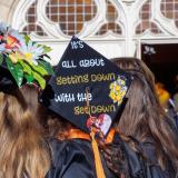 Decorated graduation cap