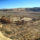 Pueblo Bonito ruins at Chaco Canyon, New Mexico