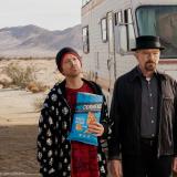 Actors Aaron Paul and Bryan Cranston from Breaking Bad star in the newest PopCorners Super Bowl commercial.