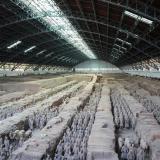 Terracotta warriors excavation site outside of Xi'an China