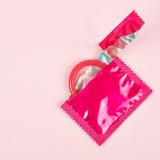 open condom wrapper