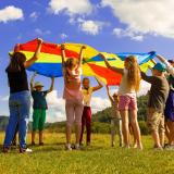 kids playing outside