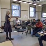 Students in a classroom