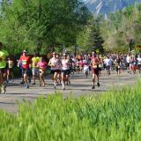 Racers run the Bolder Boulder