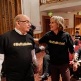 Chancellor DiStefano and Boulder Mayor Suzanne Jones