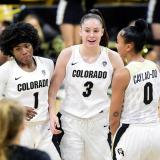 Colorado women's basketball players