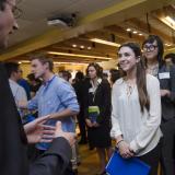 Students meet employers at 2015 career fair