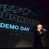 Man introduces Catalyze CU Demo Day event