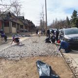 CU community members cleaning up the Hill after the March 6 disturbance
