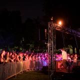 Outdoor concert on campus