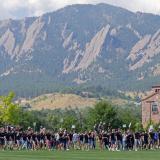 convocation at CU Boulder