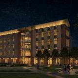 Rendering of new aerospace engineering building on East Campus