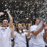 Fans at a CU-Nebraska football game