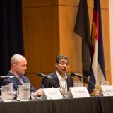 Panelists speak at previous Conference on World Affairs