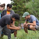 High school students explore remote sensing at the Mountain Research Station