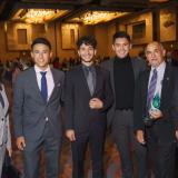 CU Boulder students and leadership at the Denver Scholarship Foundation gala