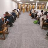 students studying in Norlin Library