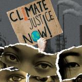 abstract art illustrating climate justice