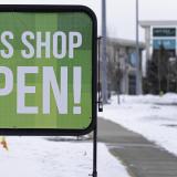 photo of cannabis store sign