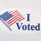 Photo of "I Voted" sticker