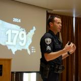 Sergeant John Zizz teaches active harmer response course