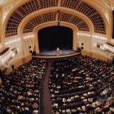 Speaker at Macky Auditorium