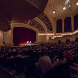 Macky Auditorium full house