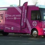 Pink Life Saver Mammography bus