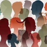 An illustration of silhouettes symbolizing diversity