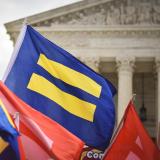 Flags in front of the Supreme Court in Washington, D.C. (Photo by Matt Popovich on Unsplash)