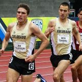 CU Buffs Joe Klecker and Ben Saarel race against Stanford