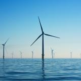 Offshore wind farm off the U.K. coast