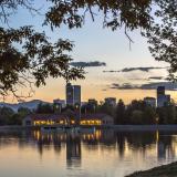 Denver skyline from City Park