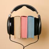 Headphones and books