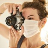 photographer wearing a mask