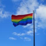 Rainbow flag for gay pride