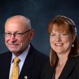 Provost Russell Moore and SVC/CFO Kelly Fox